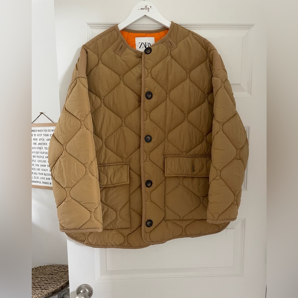 EUC Zara quilted jacket
